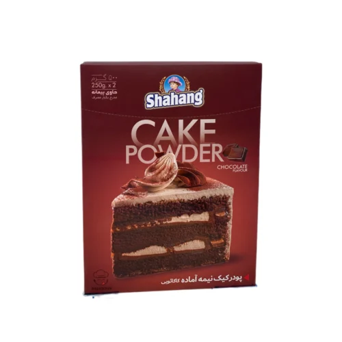 پودر کیک پودر کیک آماده شکلاتی شاهنگ 500 گرمی
