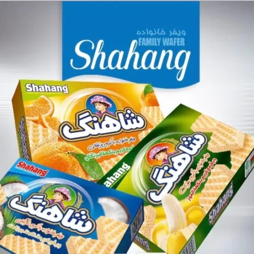 ویفر نارگیلی خانواده شاهنگ