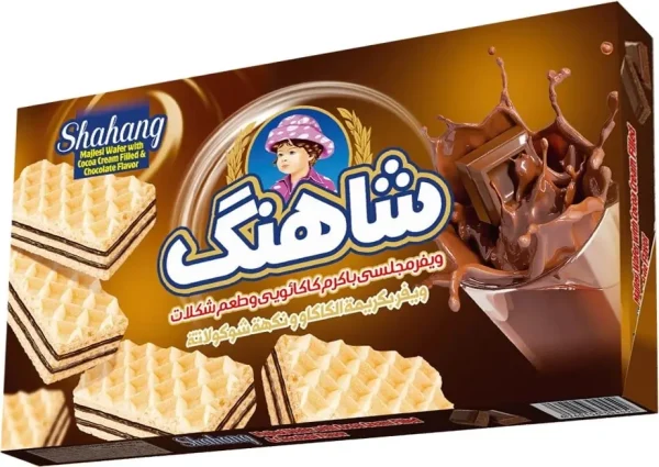 ویفر کاکائویی مجلسی شاهنگ 1 کیلویی