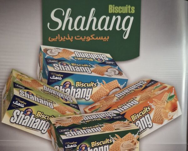 بیسکویت پذیرایی با طعم موز شاهنگ 2.5 کیلوگرمی