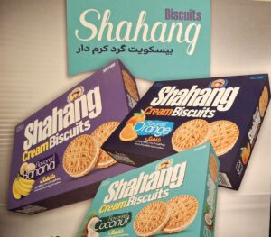 بیسکویت کرم دار موزی شاهنگ